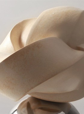 空合 现代简约不规则抽象陶瓷花器 样板间民宿玄关桌面软装摆件