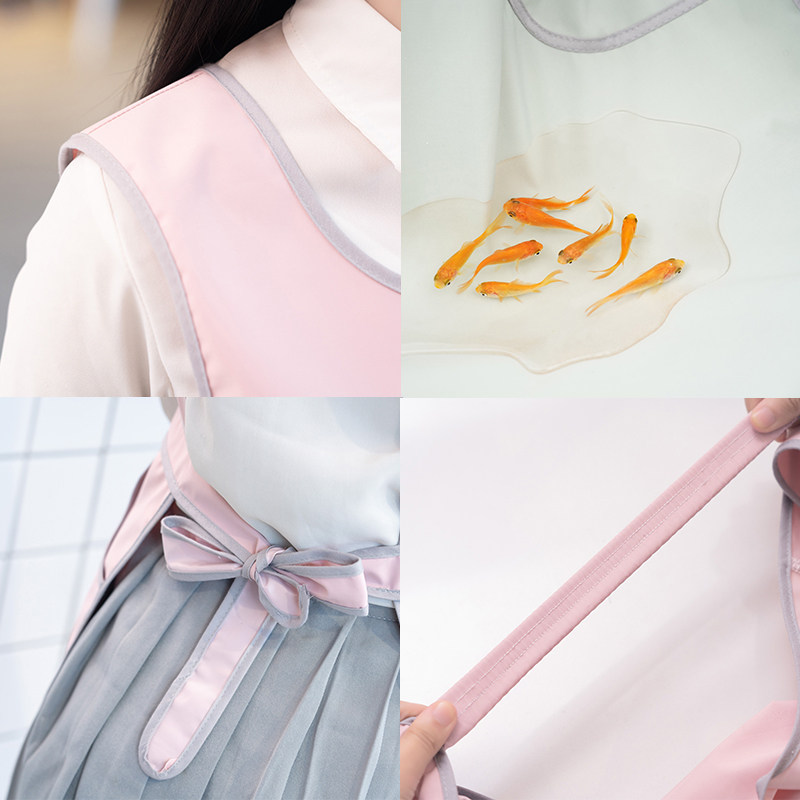 围裙时尚厨房家用防水防油可爱韩版女定制工作罩衣薄款夏天反穿衣,淘宝优惠券,粉丝福利购,淘宝优惠卷
