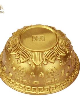瑞象 黄铜聚宝盆摆件风水铜盆金盆客厅玄关店铺开业礼品