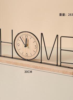 手工创意电视柜装饰摆件家居客厅卧室玄关酒柜办公室桌面时钟摆设