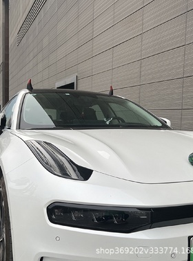 车顶夜灯装饰恶魔角大鹿角牛角车外装饰品通用防撞贴犀牛立体车贴