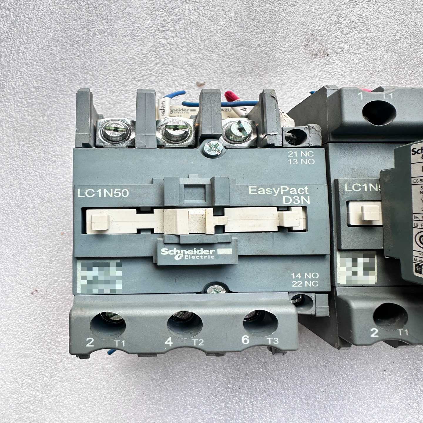 施耐德交流接触器LC1N50线圈电压220V二手拆机实物拍摄--议价商品 - 图0