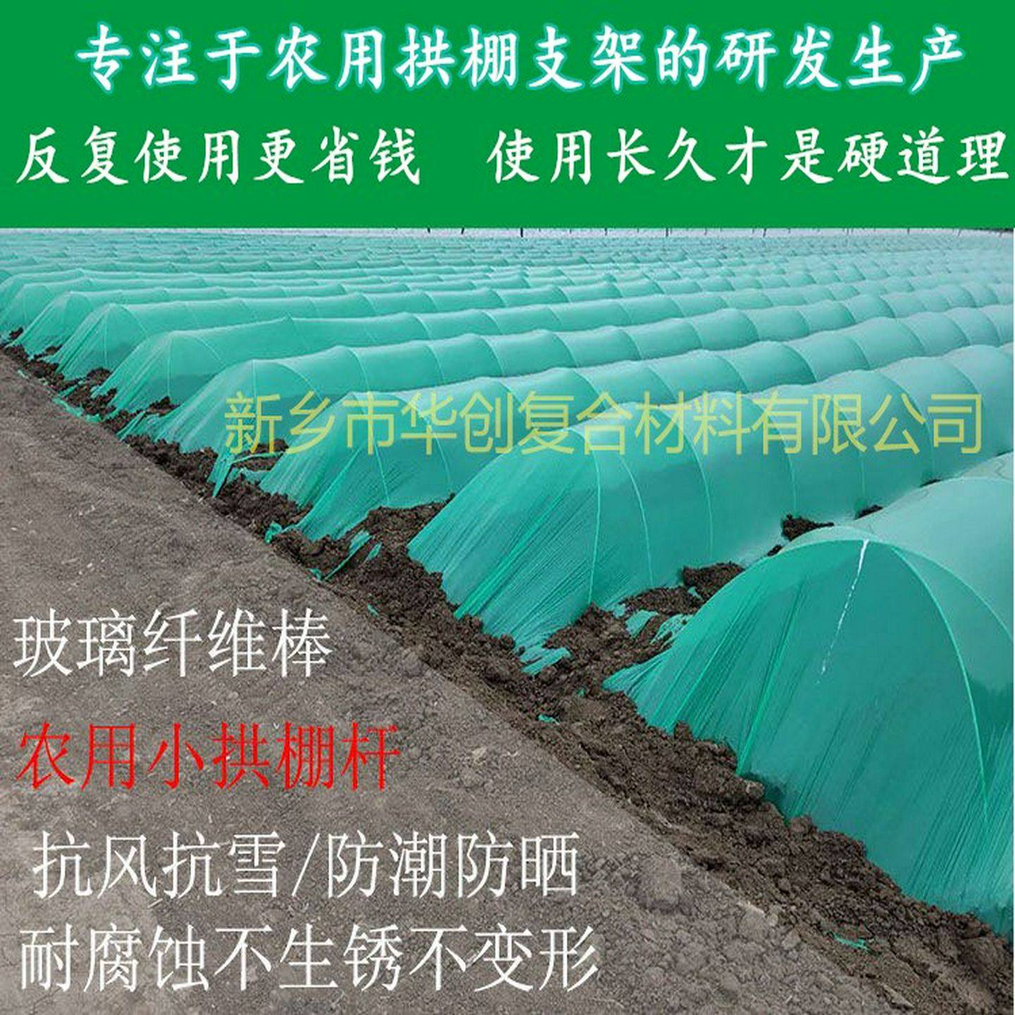 10根小拱棚支架玻璃纤维拱杆玻璃钢弹力棒骨架保温保湿防虫棚农用 - 图3