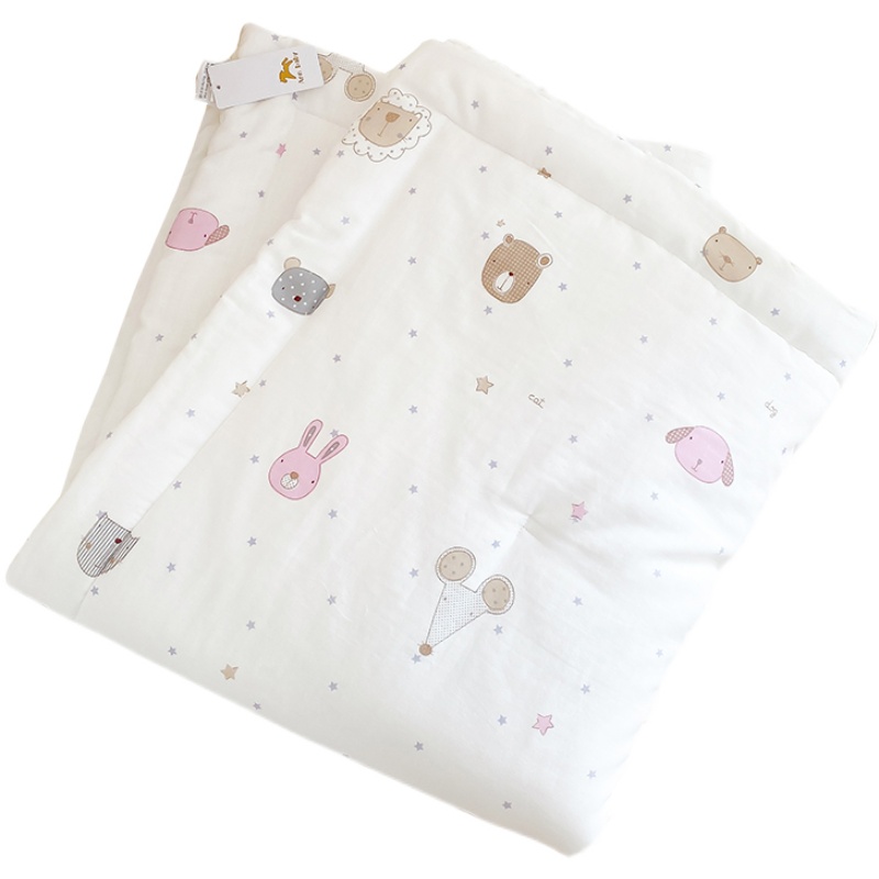 婴儿被子春秋冬季加厚宝宝棉被新生儿童豆豆安抚被幼儿园午睡-图2