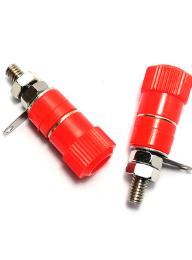 JS-910B接线端子4mm香蕉座电源测试座逆变器音功放喇叭板接线柱M4