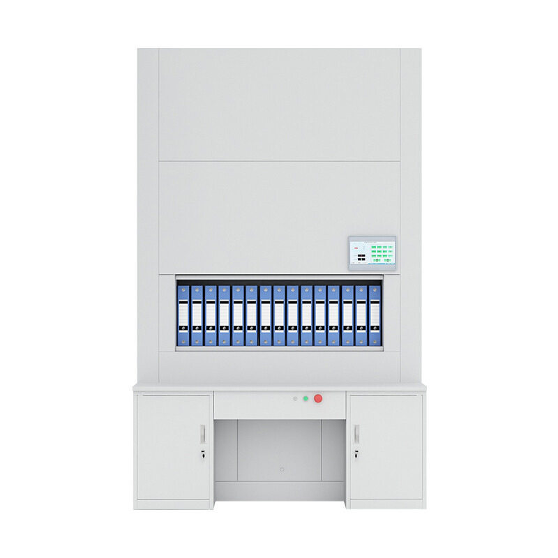 智能文件回转柜自动档案管理柜子可升降定位选层柜电脑联网盘库柜 - 图3