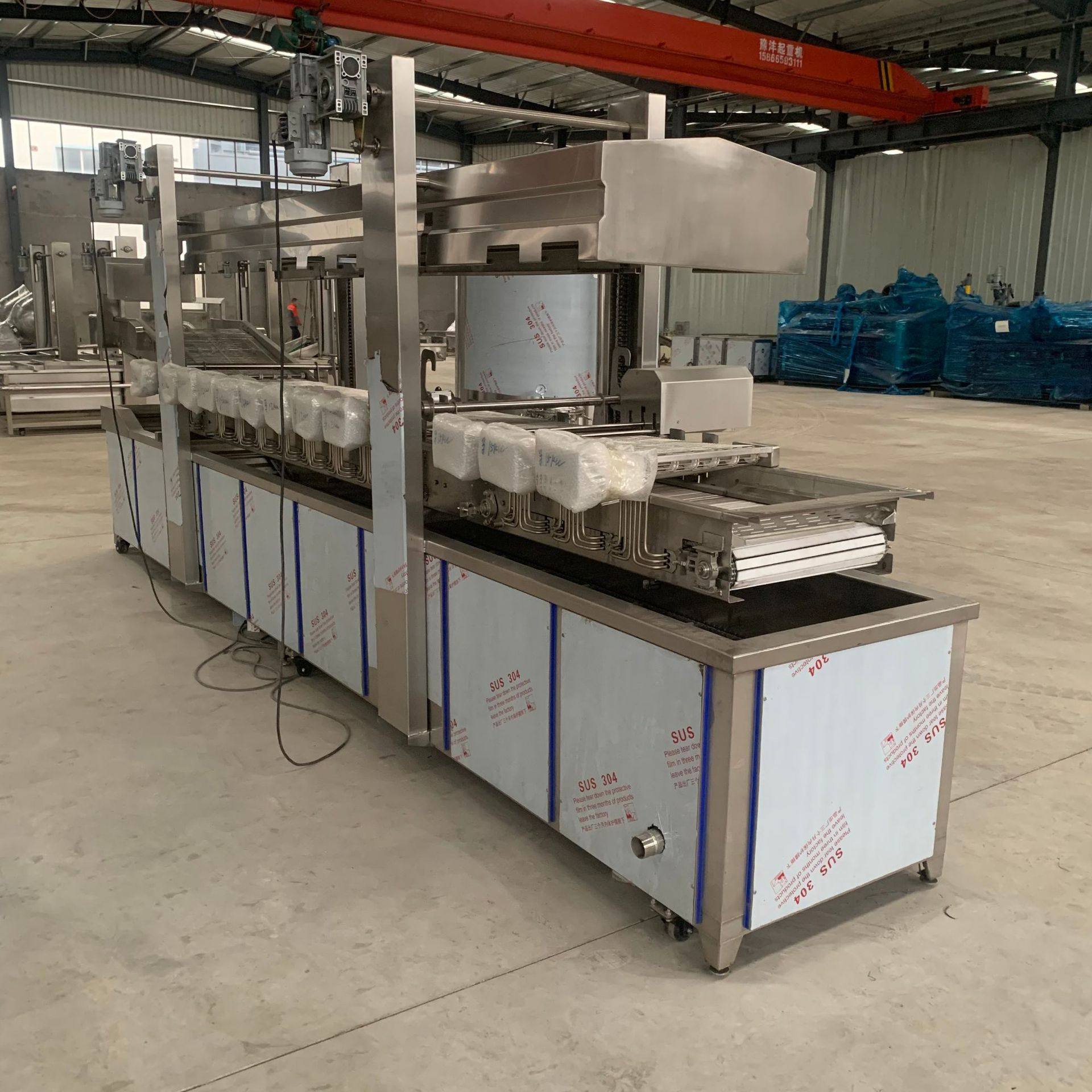 面包片油炸机 吐司面包上浆裹粉流水线 芝士热狗面包裹粉油炸设备,淘宝优惠券,粉丝福利购,淘宝优惠卷