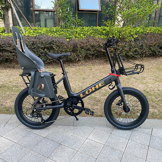 休闲款轻便助力车LOHE时尚20寸长续航电助力代步车自行车