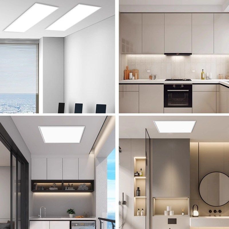 弹簧卡扣嵌入式led平板灯面板厨房浴室30*3060cm石膏板集成吊顶,淘宝优惠券,粉丝福利购,淘宝优惠卷