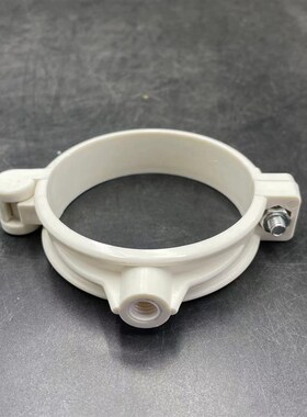 PVC排水管卡水管50 75 110单用管卡抱箍吊卡管夹管扣翻盖管卡仿中