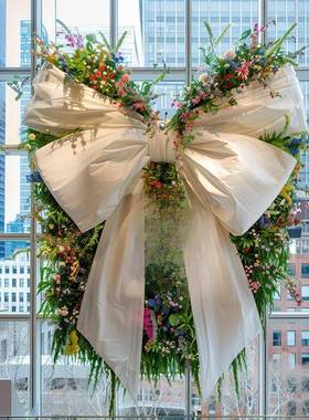 泡棉蝴蝶结 开业活动网红生日订婚礼派对装饰拍照道具布置打卡点