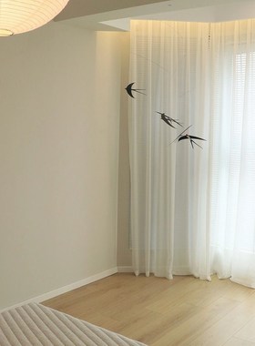 新家的一百个快递】空中燕子平衡吊饰手工diy材料包