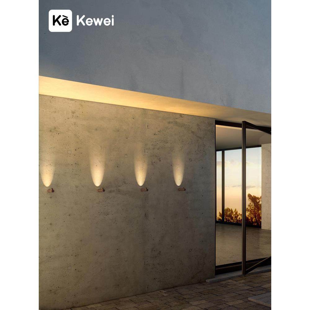 刻为led户外壁灯简约外墙防水竹节灯园林景观灯庭院灯入户门前灯,淘宝优惠券,粉丝福利购,淘宝优惠卷