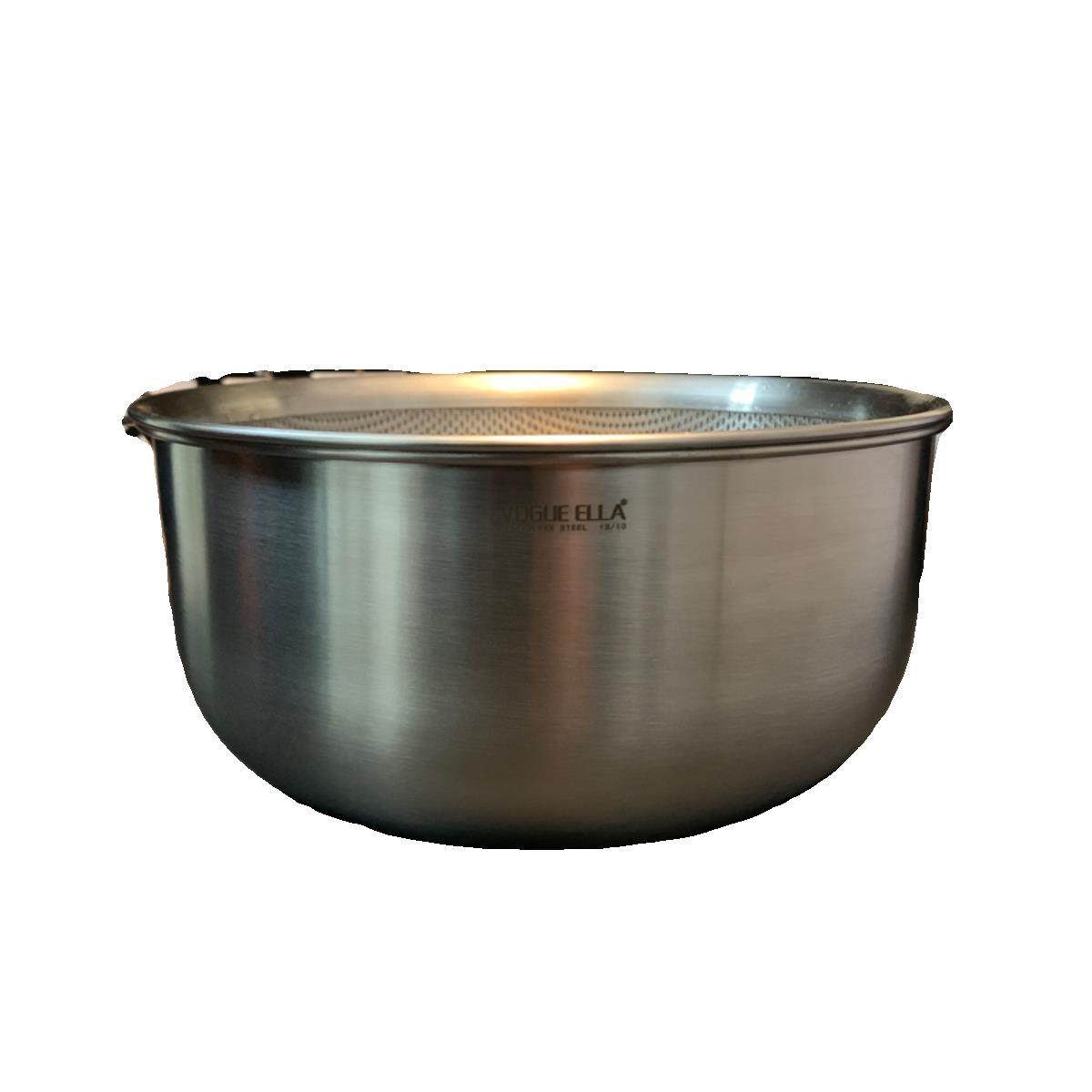 【自留款】304不锈钢沥水篮洗菜盆双层厨房漏盆水果盆滤水淘米篮,淘宝优惠券,粉丝福利购,淘宝优惠卷