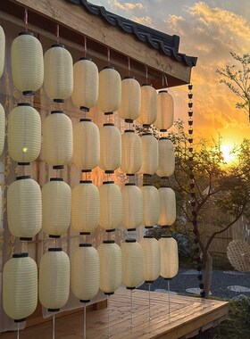 迎宾牌展示架庭院美陈国潮风布置侘寂风天然芦苇干束家居装饰
