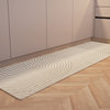 Wabi style kitchen floor mats, non-slip, oil-proof, wipe-free carpets, diatom mud absorbent mats, waterproof foot mats