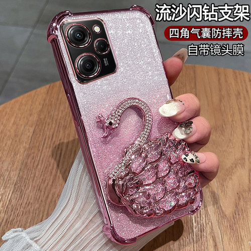 适用红米note12pro极速版手机壳小米redminote12prospeed保护硅胶套redmi自带镜头膜气囊防摔speed透明软新款 - 图0