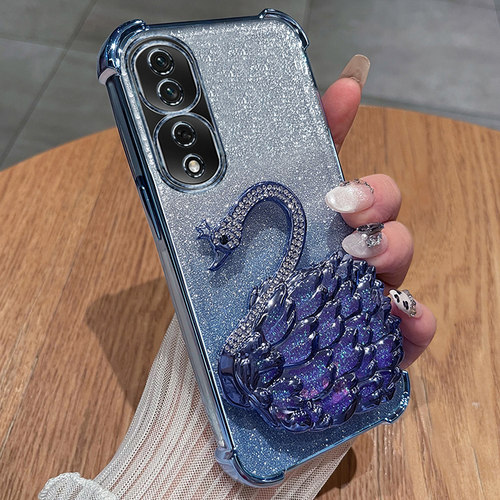 适用华为荣耀70手机壳honor70pro十保护硅胶套FNE一AN00带镜头膜全包SDY防摔HPB透明软壳por女新款加支架高级 - 图2
