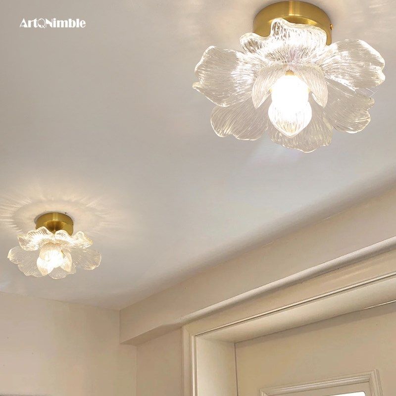 花瓣过道走廊灯高级感阳台琴房美容院楼梯衣帽间入户玄关吸顶灯,淘宝优惠券,粉丝福利购,淘宝优惠卷