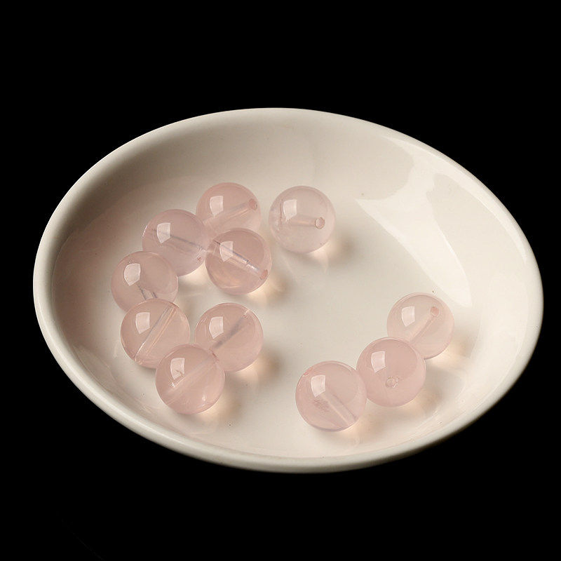 7A巴西天然粉水晶散珠子手链女士diy手工手串项链水晶多宝芙蓉石,淘宝优惠券,粉丝福利购,淘宝优惠卷