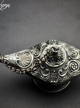 阿拉丁神灯金属覆古装饰创意摆件工艺品客厅书房家居饰品节日礼物