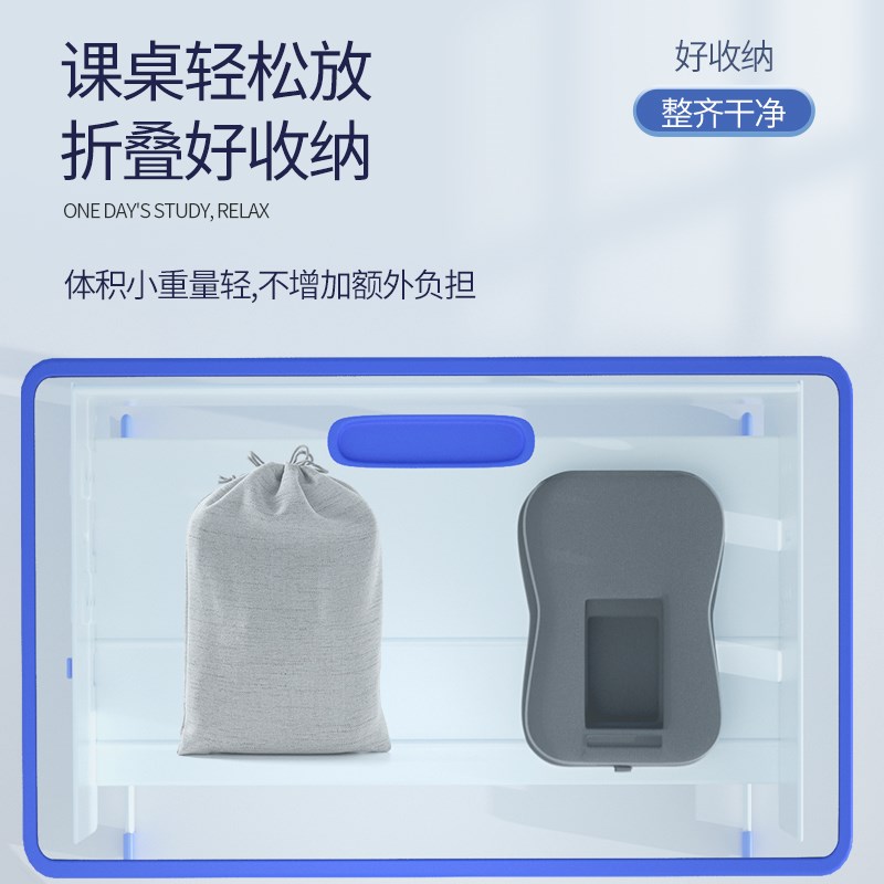 午睡枕小学生趴着睡桌上儿童便携折叠趴睡枕抱枕教室睡觉午休神器 - 图3