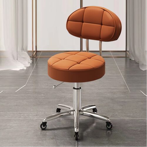 美容美发凳子滑轮旋转升降凳子大工凳美甲圆凳理发店转椅发廊专用 - 图2