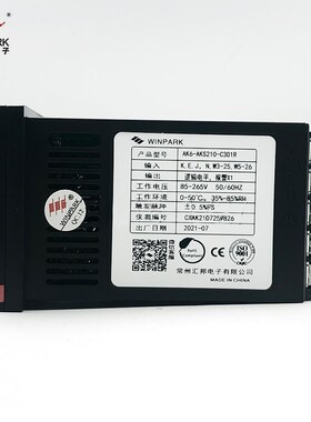 常州汇邦智能温控仪表AK6-AKS210-C301R逻辑电平温度控制器48*48