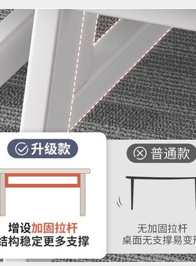 办公桌员工位简约现代办公室桌椅组合家用工位桌双人简易电脑桌子