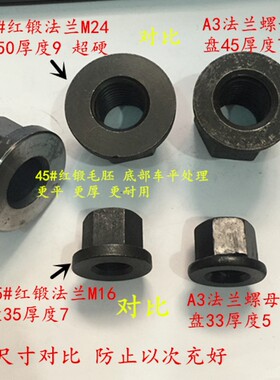 法兰带垫螺帽带垫螺母M8M10M12M16M18M20M24-M36模具压板螺母定做