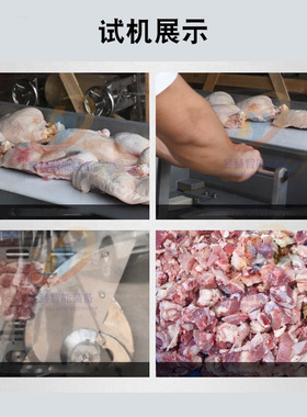 全自动肉制品一次成型切丁机商用食堂微冻五花肉鸡肉切块机