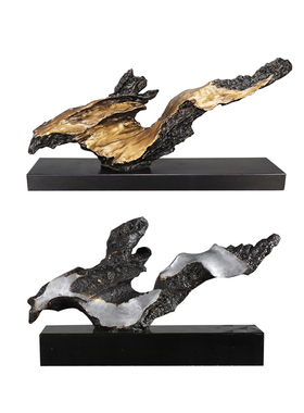 现代新家居饰品酒店客厅摆设样板房间抽象雕塑工艺品