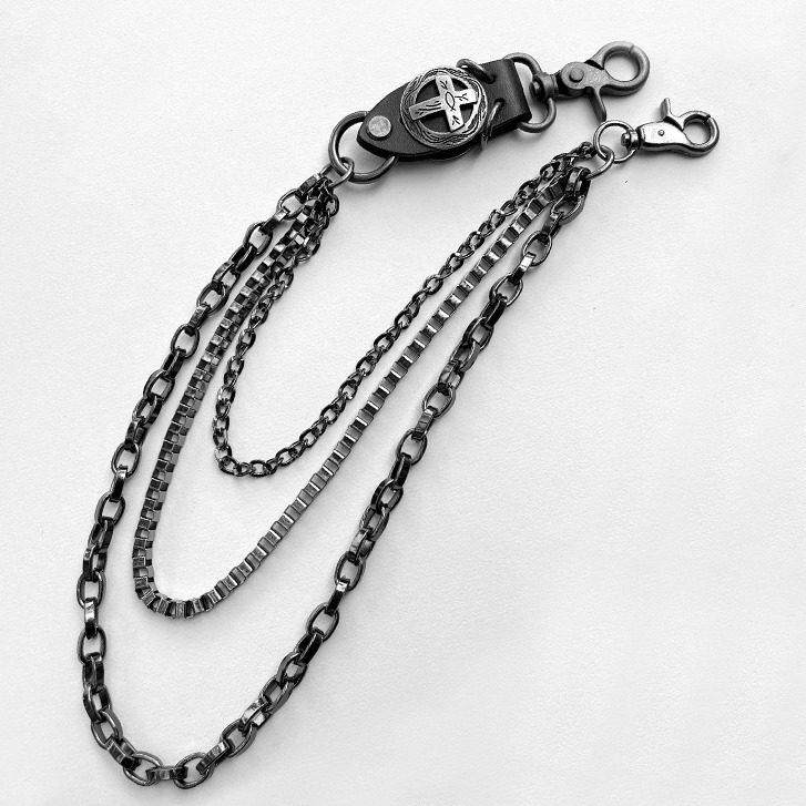 ins高街暗黑百搭金属复古牛仔裤链条配饰腰链十字潮男女嘻哈裤链,淘宝优惠券,粉丝福利购,淘宝优惠卷