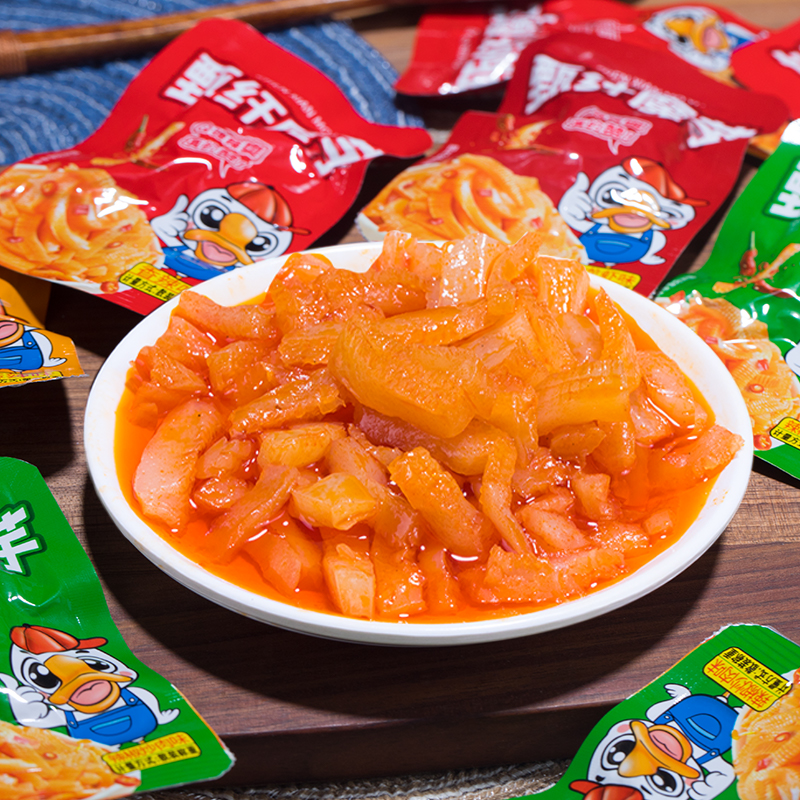 魔芋爽素毛肚香辣魔芋丝魔芋干解馋小零食休闲小吃麻辣魔芋爽
