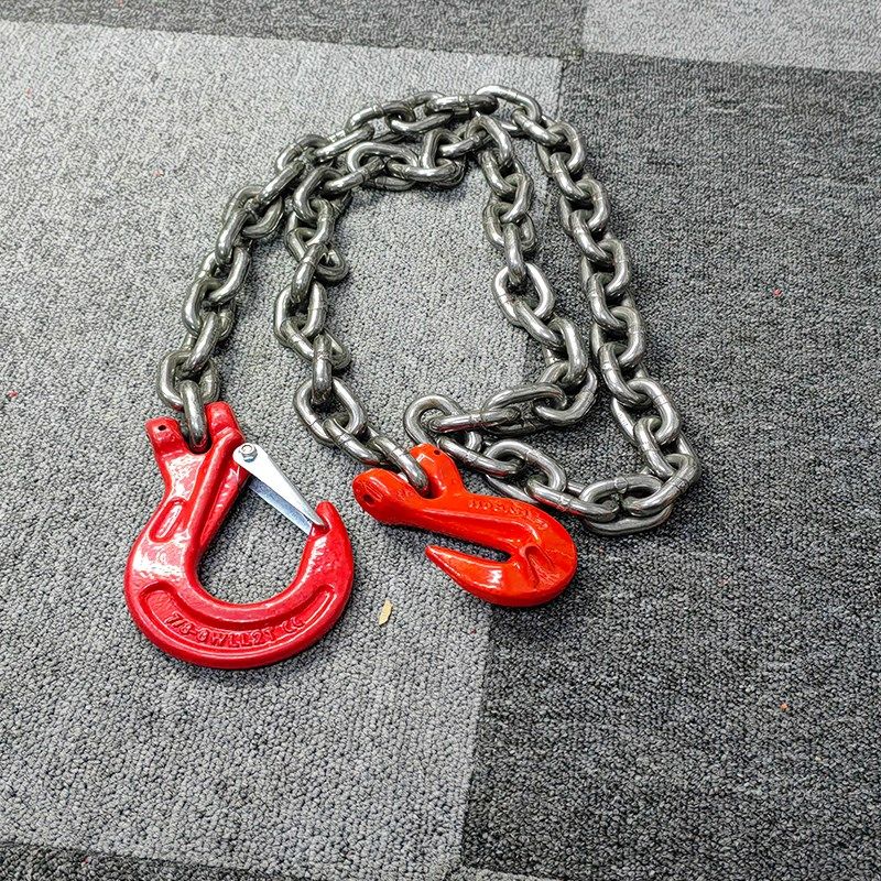 拉森桩专用捆绑链条吊钩钢板桩工程固定稳固勾子双钩铁链钢链抓钩,淘宝优惠券,粉丝福利购,淘宝优惠卷