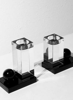 现代轻奢书房桌面水几OKQ书摆件样板晶房书柜档何书架书立装饰品