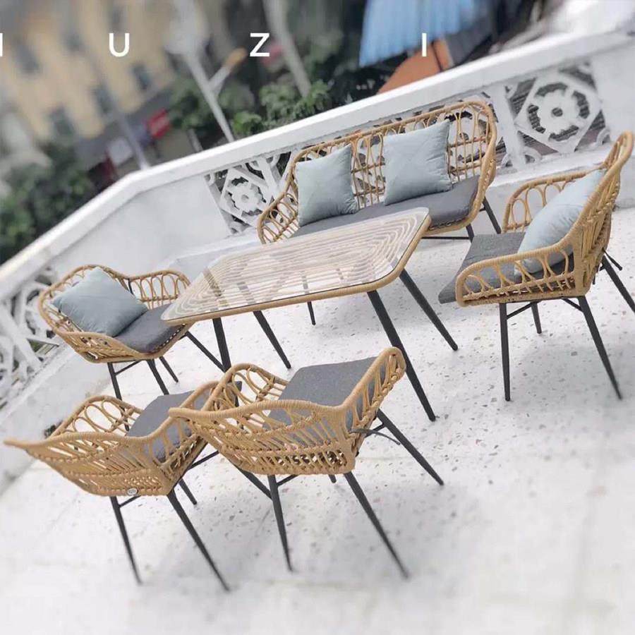 艺沙藤双人现代简约外沙发椅藤编5574露台户发庭院温室藤椅沙发防,淘宝优惠券,粉丝福利购,淘宝优惠卷