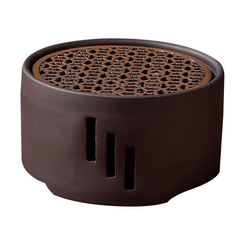 创意紫砂朱泥烤茶壶煮茶器具家用蜡烛温茶炉煮茶壶中式温茶温奶壶,淘宝优惠券,粉丝福利购,淘宝优惠卷