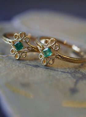 新款气质简约设计高级感食指指环