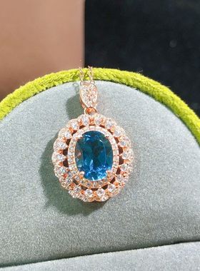 XBKS925纯银女爆款项链时尚托帕