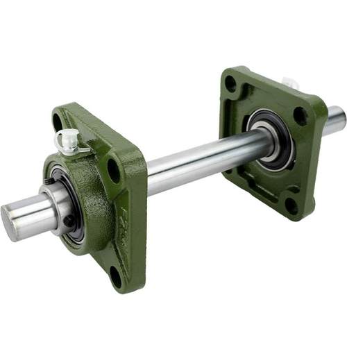 方形外球面轴承固定座支撑座带光轴杆UCF202 203 204 205 206 207 - 图3