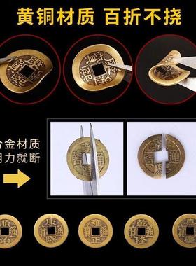 纯铜葫芦五帝钱真品铜钱入户门对门卧室厨房朱砂中国结吉祥结挂件