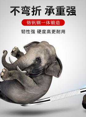 德国进口货车撬棍紧绳器加力杆车用多功能撬杠棍工具特种钢扁头撬