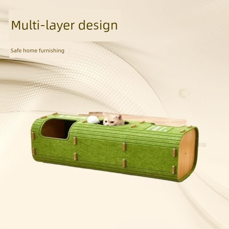 猫爬架猫窝不占地毛毡桶窝双层三层猫桶树洞猫爬架大猫别墅,淘宝优惠券,粉丝福利购,淘宝优惠卷