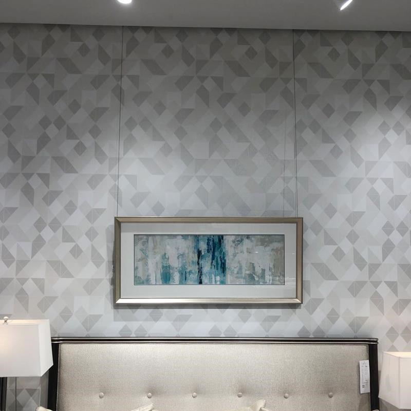 挂画轨道挂画器可移动画轨滑轨挂镜线画展学校画框挂画线预埋轨道 - 图3