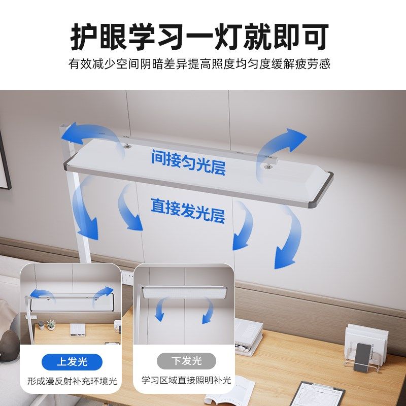教室灯全光谱落地大路灯学生学习专用儿童阅读书房写作业护眼台灯,淘宝优惠券,粉丝福利购,淘宝优惠卷
