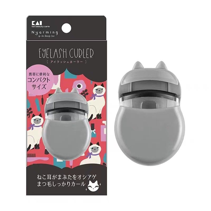 kai/贝印喵系列睫毛夹便携式持久自然卷翘夹出太阳花小型局部新手,淘宝优惠券,粉丝福利购,淘宝优惠卷