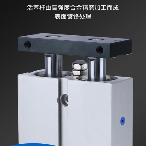 亚德客双轴气缸 TN10X20S TN16X30S TN20X40S TN25X50S TN32X75S - 图1