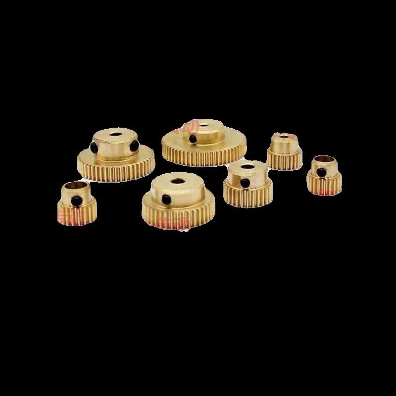 铜齿轮 0.7模凸台齿轮70到160齿圆柱直齿定制加工国产配件模型diy,淘宝优惠券,粉丝福利购,淘宝优惠卷