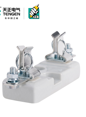 天正电气 熔断器底座RT0-100插入式保险丝底座100A 63A RTO-100